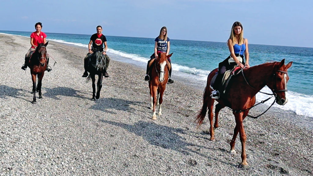 Passeggiata a Cavallo in Spiaggia